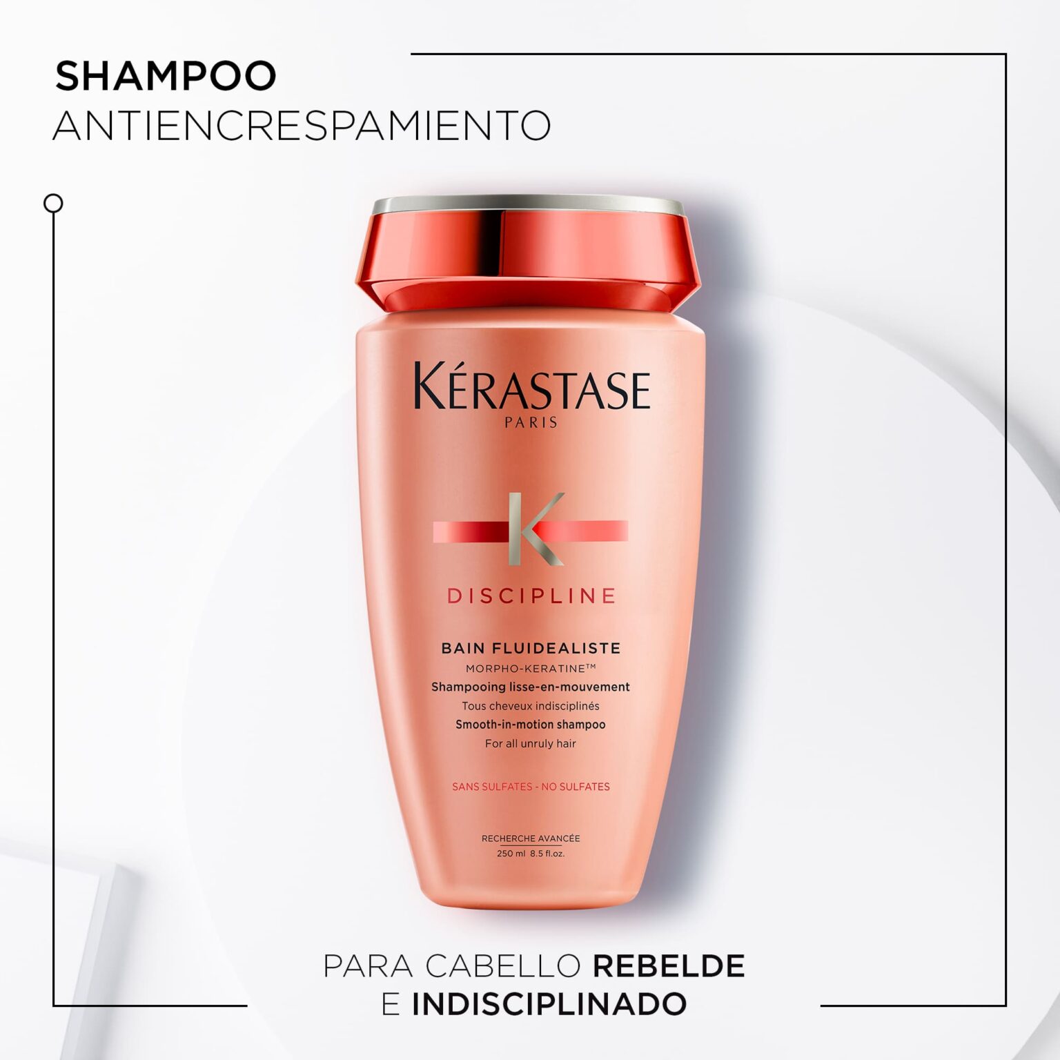 Shampoo Fluidealiste Libre de Sulfato 250 ml Kérastase Discipline