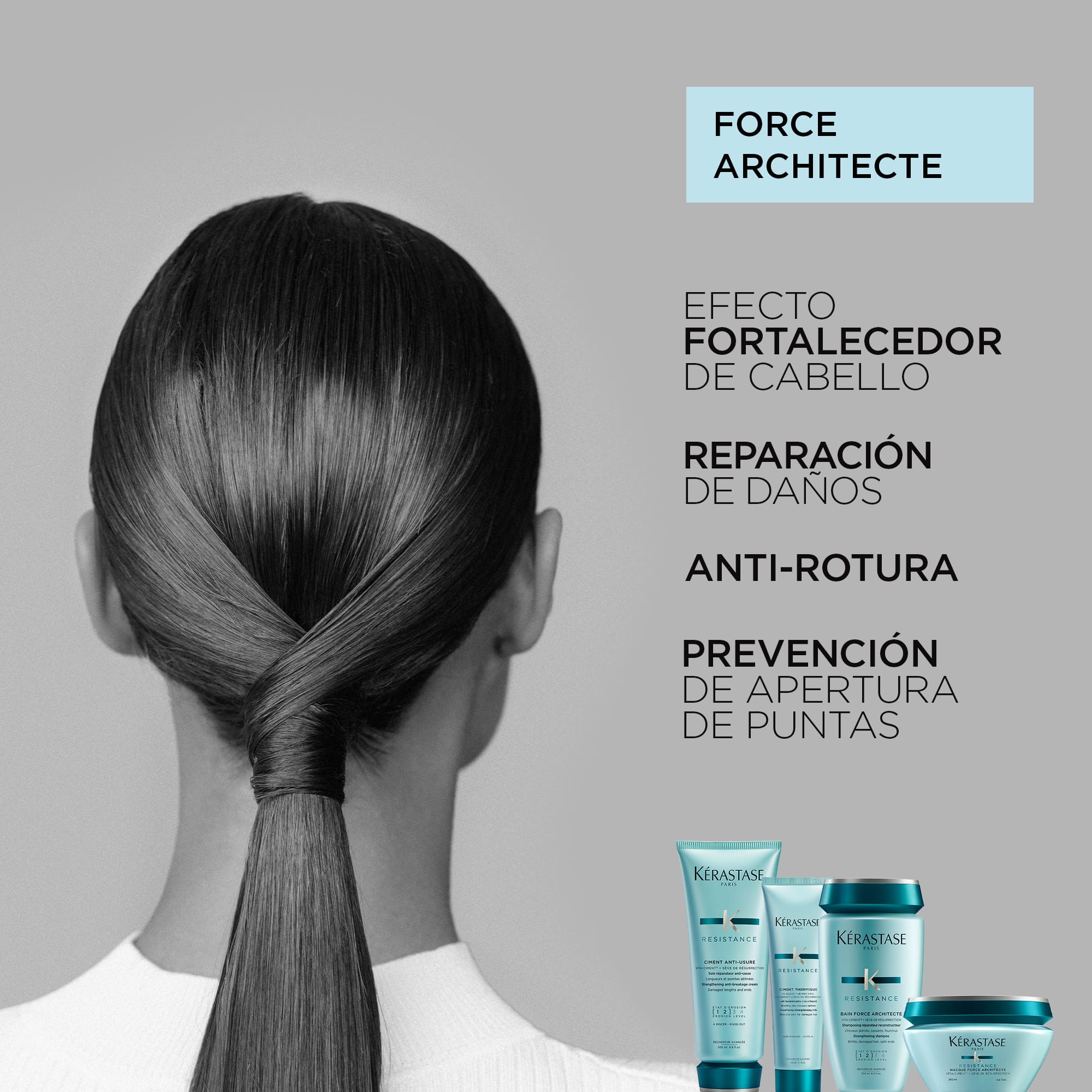Máscara Force Architecte | 200ml | Kérastase Resistance - Imagen 3