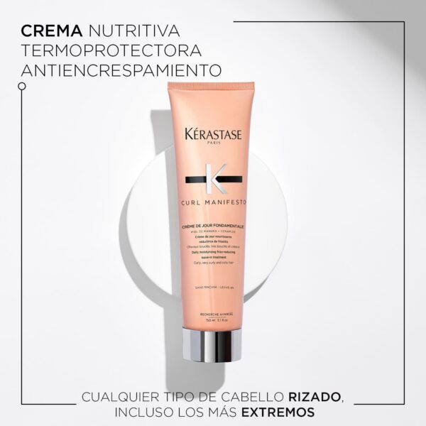 Crème De Jour Fondamentale | 150 ml | Kérastase Curl Manifesto - Imagen 2