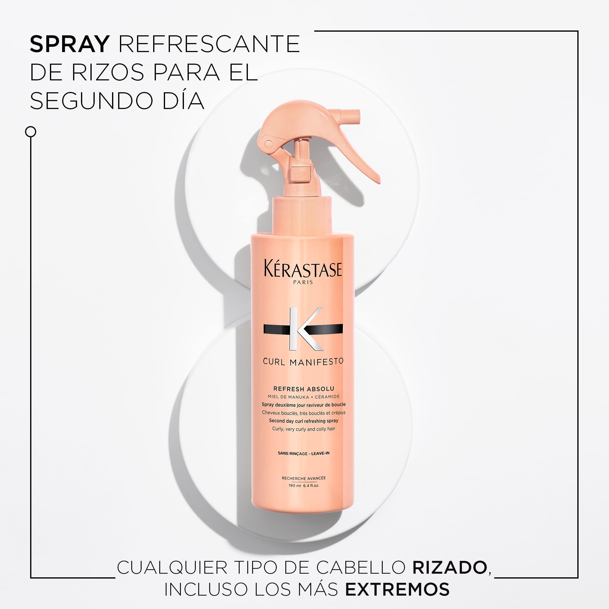 Spray Refresh Absolu |190 ml | Kérastase Curl Manifesto - Imagen 2