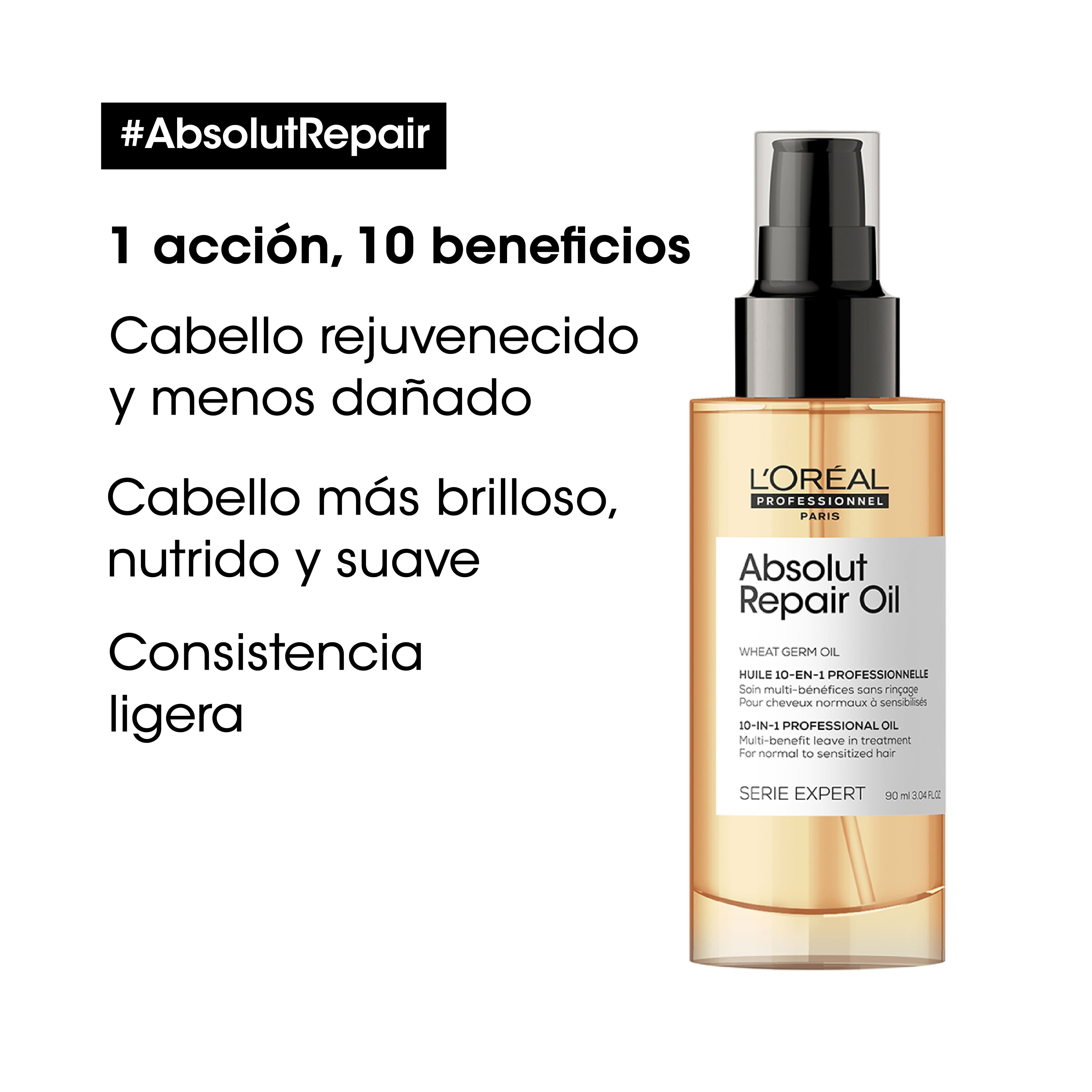 Absolut Repair Aceite multi-beneficio | SERIE EXPERT | 90ml - Imagen 4