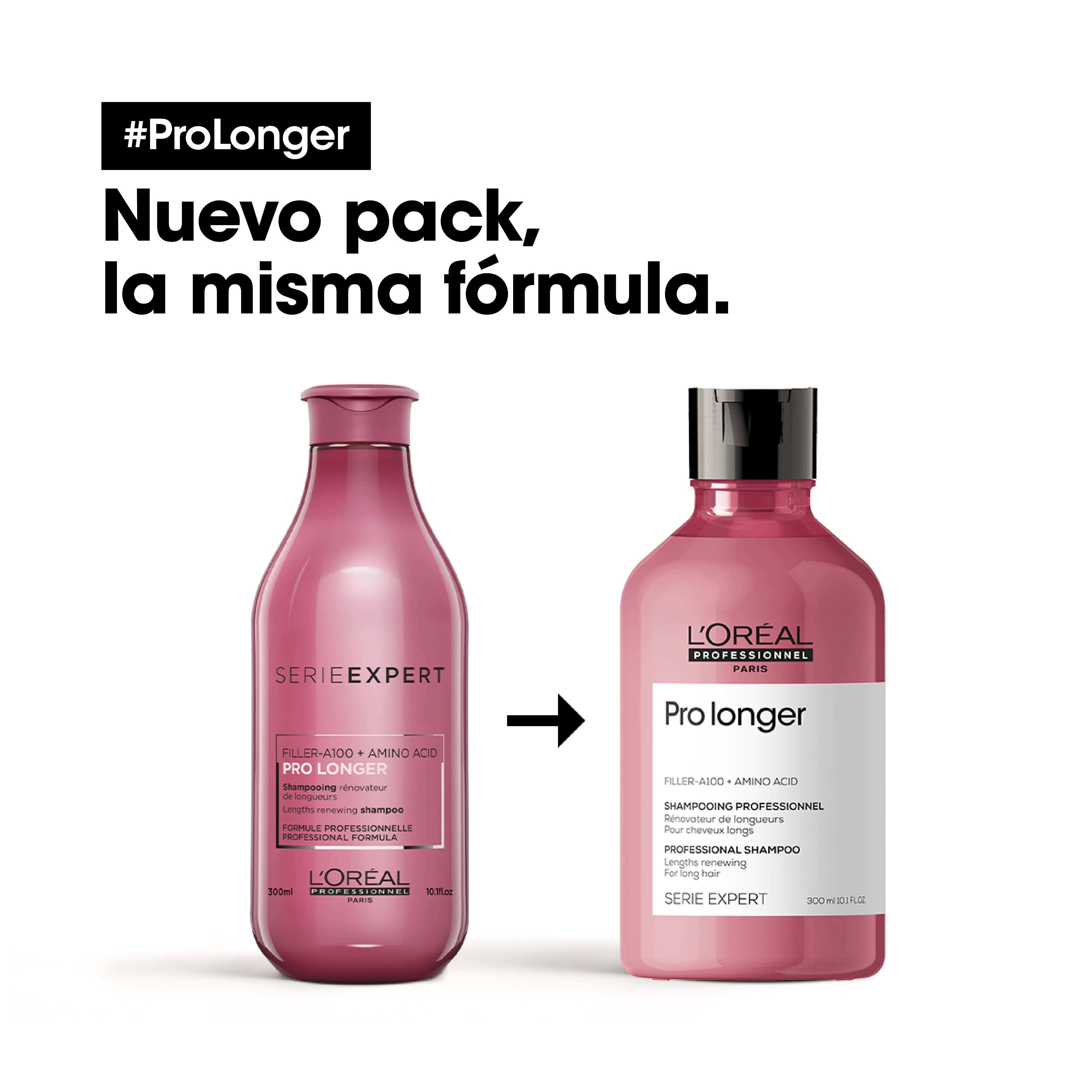 Pro Longer Shampoo | SERIE EXPERT | 300 ml - Imagen 2