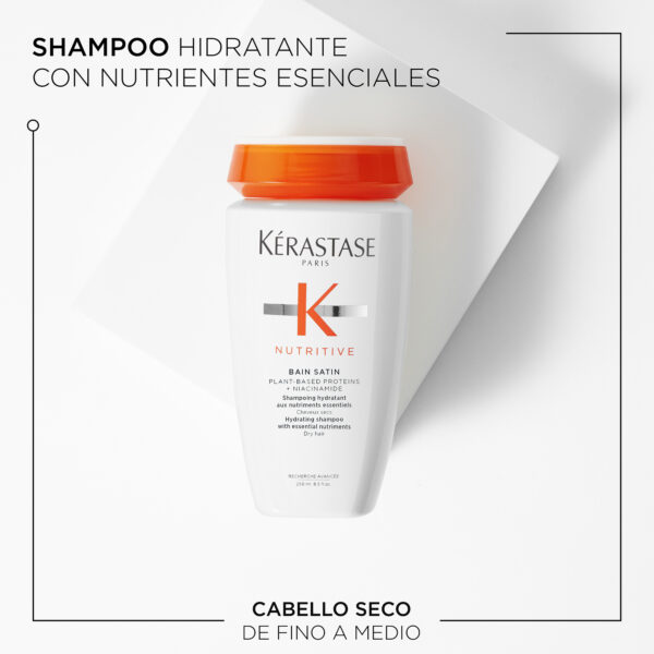 Shampoo Bain Satin| 250 ml | Kérastase Nutritive - Imagen 3