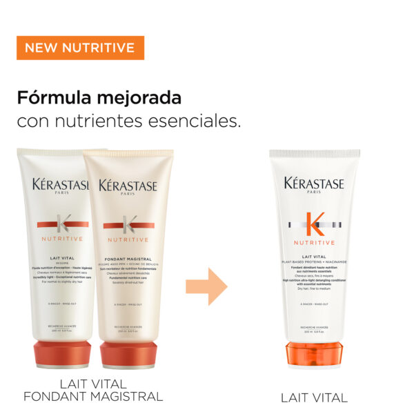 Acondicionador Lait Vital Nueva Formula| 200 ml | Kérastase Nutritive - Imagen 8