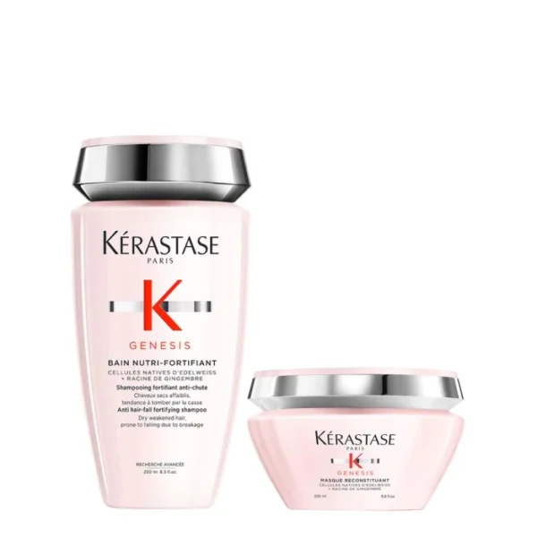 GENESIS BAIN NUTRI-FORTIFIANT SHAMPOO & MASQUE RECONSTITUANT MASK COMBO