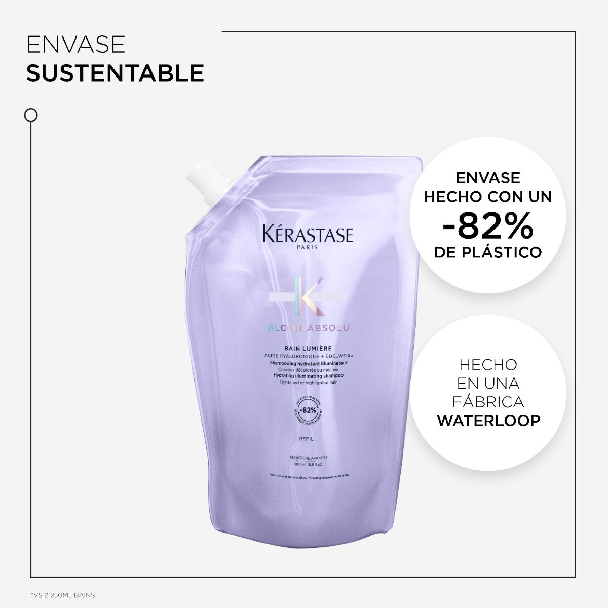 BLOND ABSOLU BAIN LUMIERE SHAMPOO 500ML RECARGA - Imagen 6