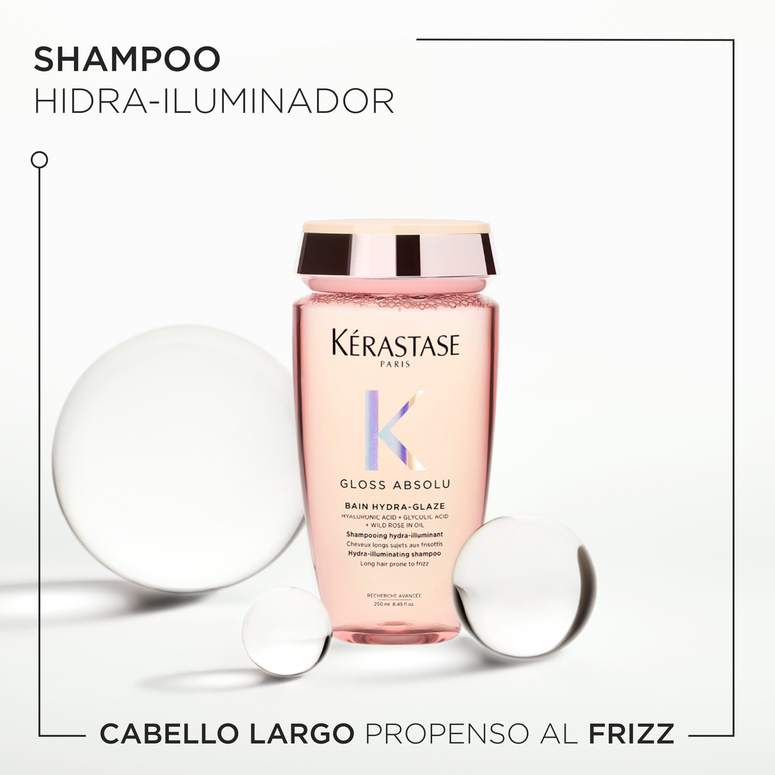 Kérastase Gloss Absolu Bain Hydra-Glaze Champú 250 ml - Imagen 2
